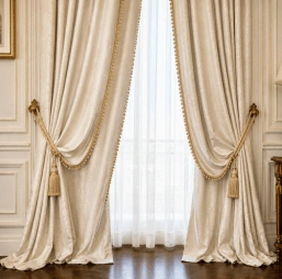 After Luxury Drapes Cleaning