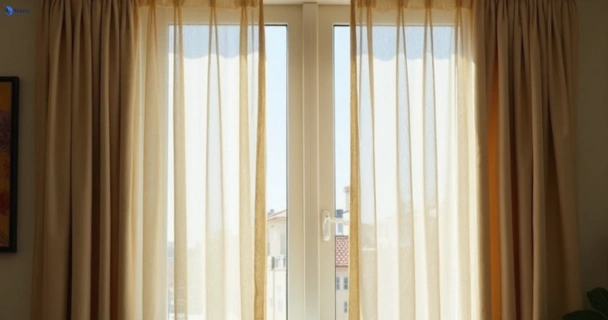 Dusty and dull curtains in the-rocks-nsw before steam cleaning